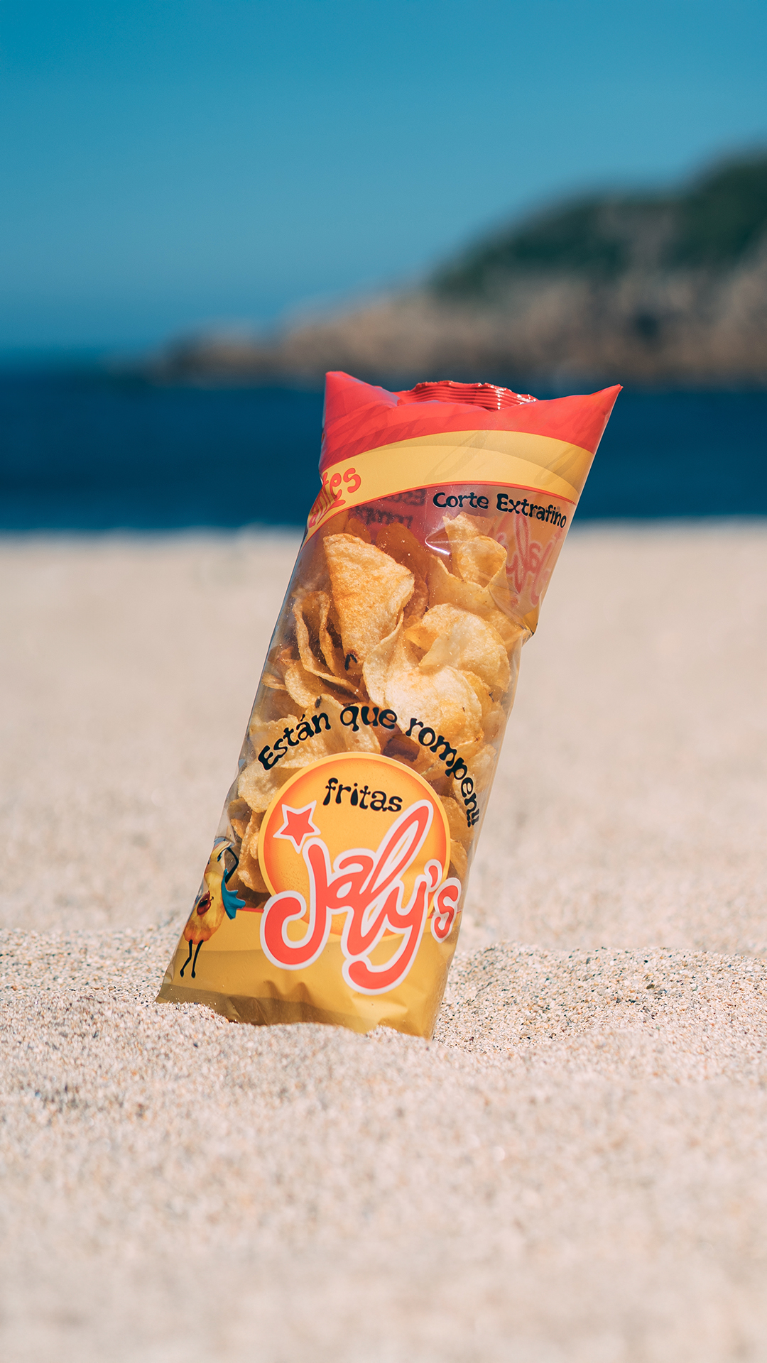 Patacas fritidas Jalys na praia